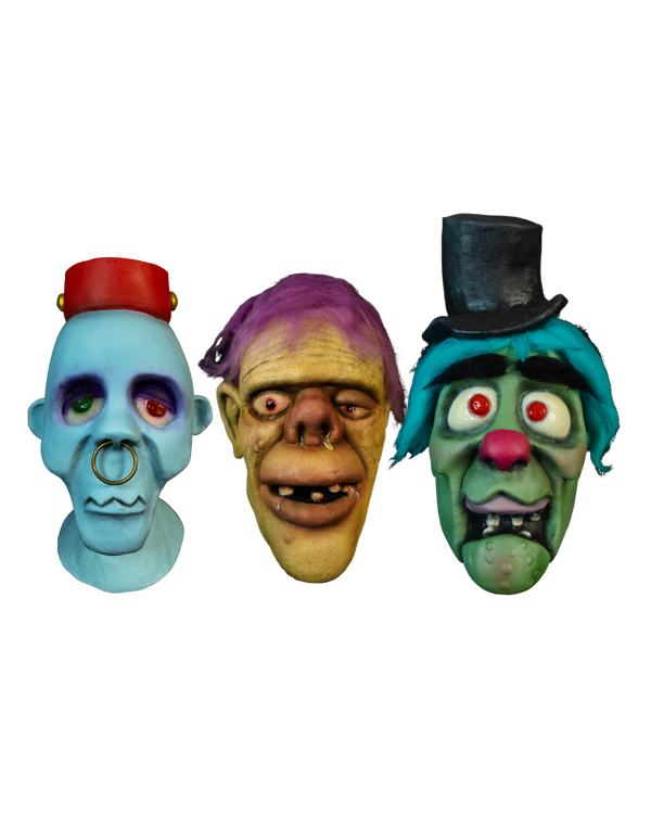 The Mad Monster Trio - Deluxe Latex Masks